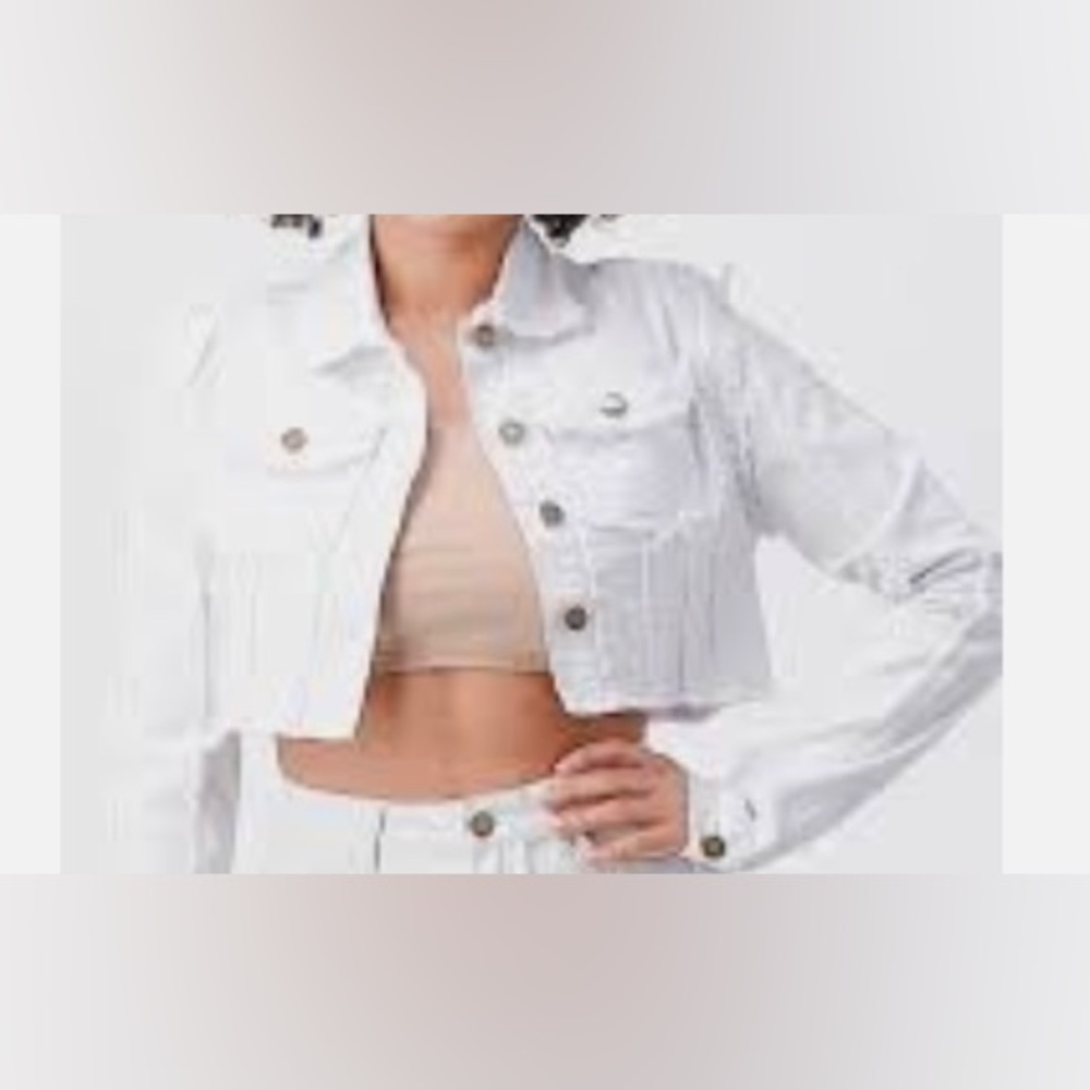 Shein white jacket